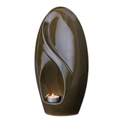 Eternity Olive Ceramic Urn